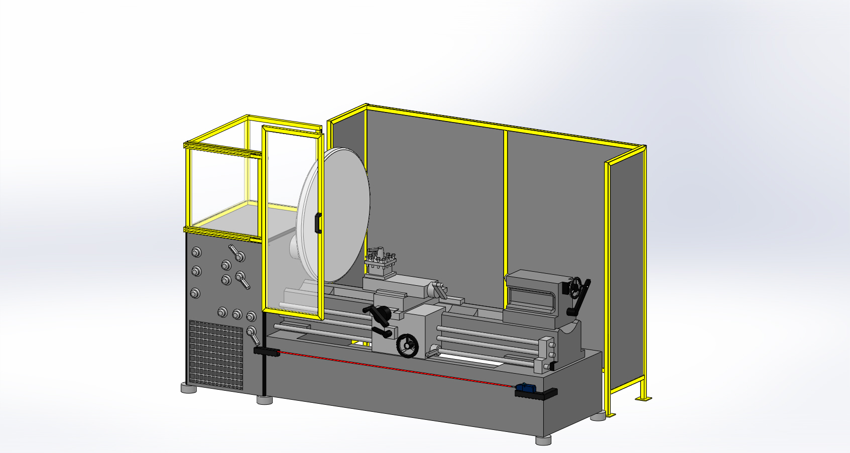 P0000200-大型重型保护板 - 1200Ø 板